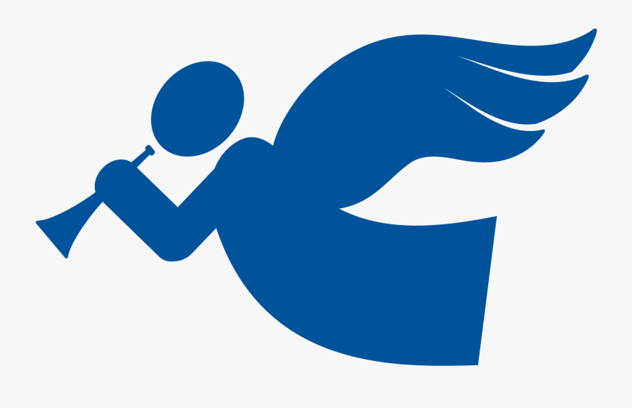 Blue Guardian Angel Left - Blue Angel Transparent, Transparent Clipart