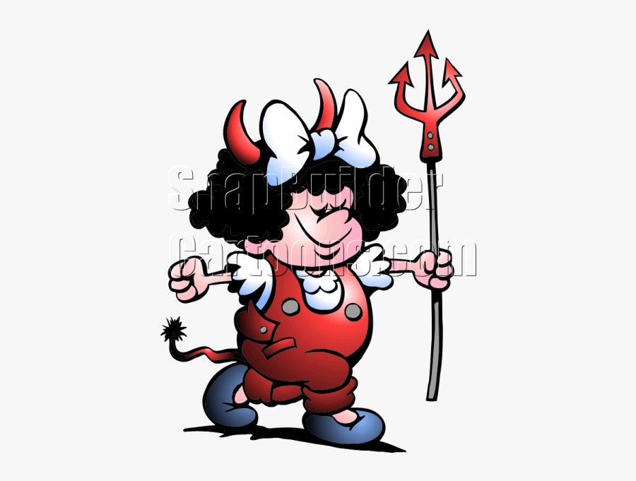 Devil Girl - Devil, Transparent Clipart