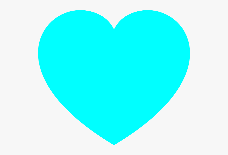 Blue Heart Clip Art - Light Blue Heart Clipart, Transparent Clipart