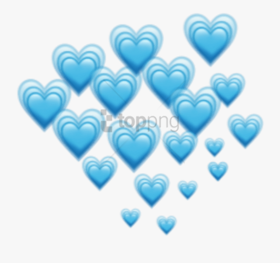 Art - Purple Hearts Emoji Png, Transparent Clipart