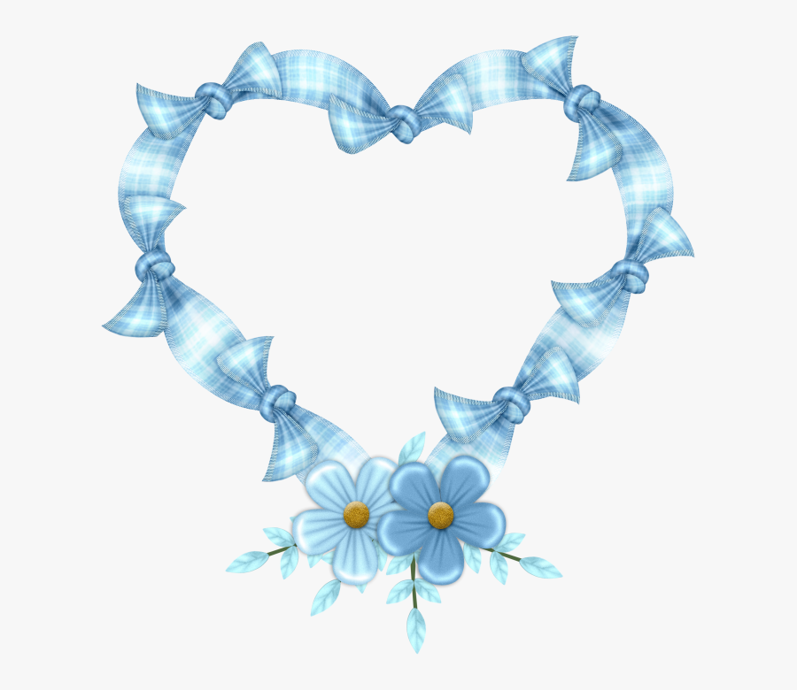 Heart Shaped Border Of Flowers, Transparent Clipart