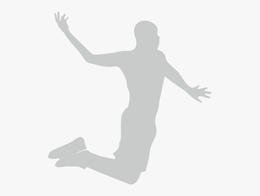 Athlete Vector Silhouette Basketball - Hurdling, Transparent Clipart