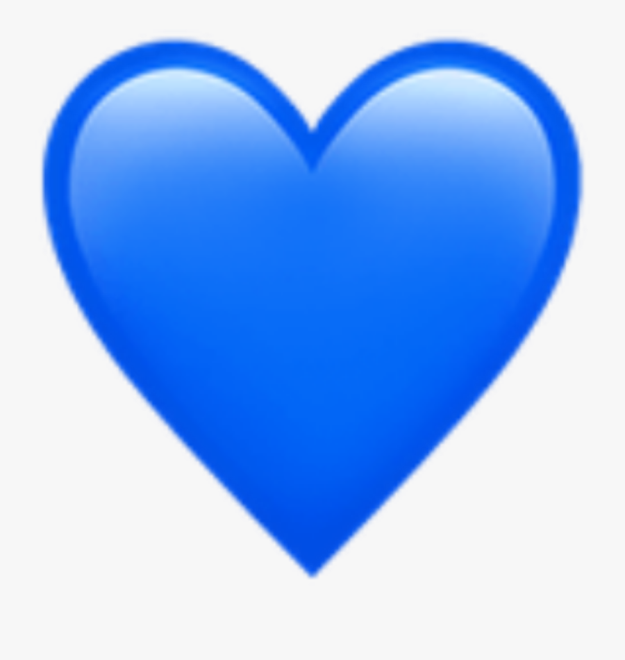 Blue Heart Emoji Png - Corazon Azul Emoji Png, Transparent Clipart