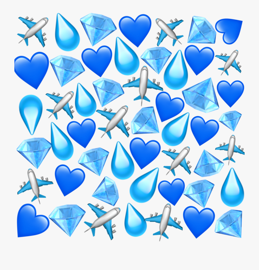 #sticker #bluesticker #blue #hearts #aesthetic #like4like - Ocean Eyes, Transparent Clipart