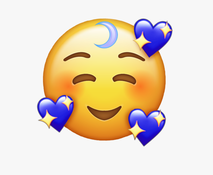 #freetoedit #emojisticker #emoji #heart #blue #hearts - Heart Emoji Transparent Background, Transparent Clipart