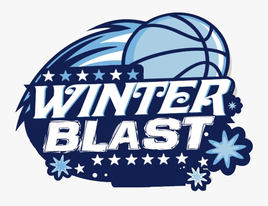 Winter Basketball Tournament Logo, Transparent Clipart