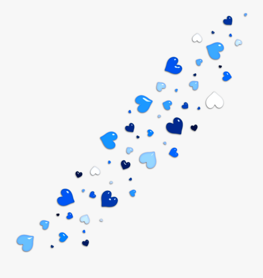 Hearts Love Blue Png, Transparent Clipart