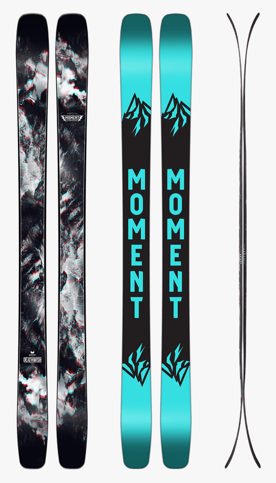 Skiing Clipart Pair Ski - Moment Skis, Transparent Clipart