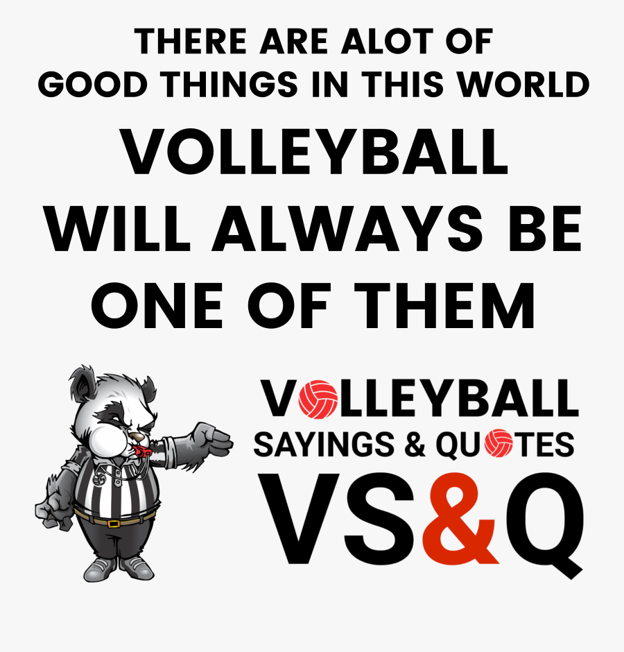 Clip Art Cute Volleyball Quotes - Illustration, Transparent Clipart