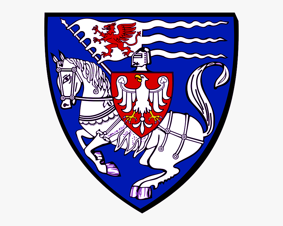 Clip Art Medievil Coat Of Arms - Real Knight Coat Of Arms, Transparent Clipart