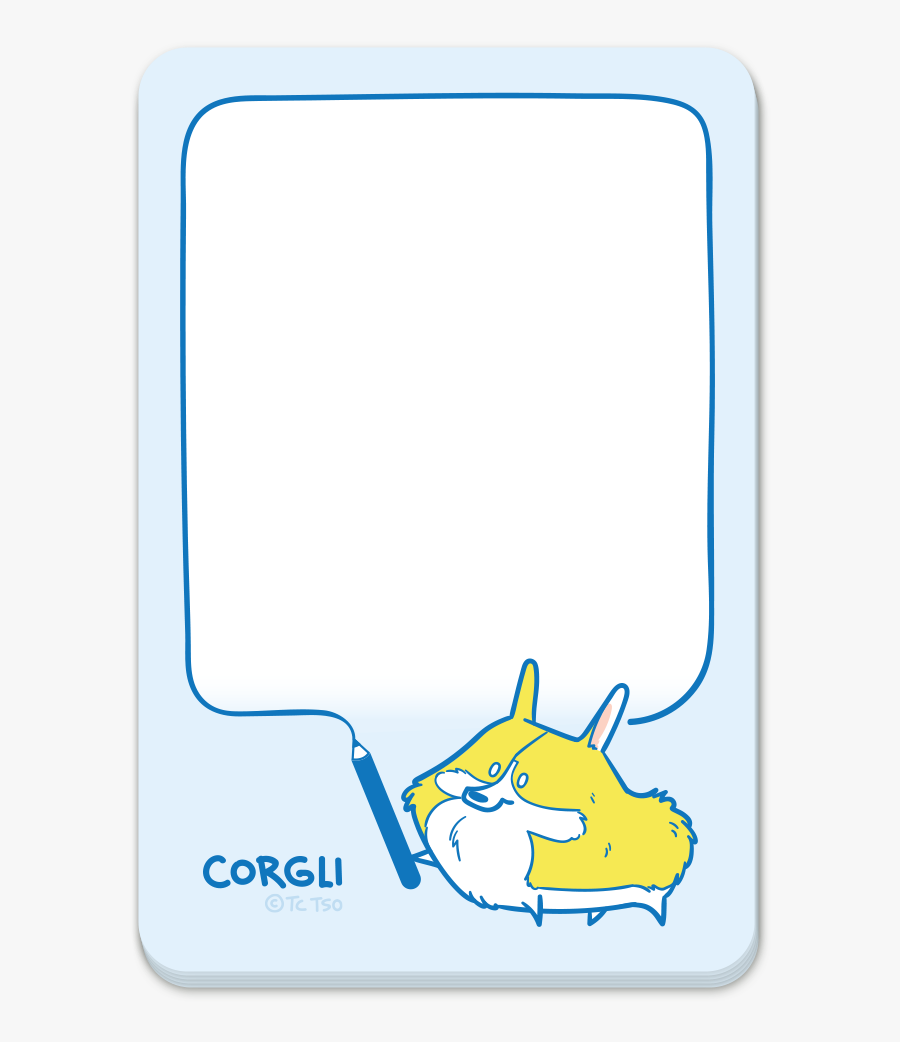 Corgli Pencil Sticky Notes By Corgli & Co, Transparent Clipart