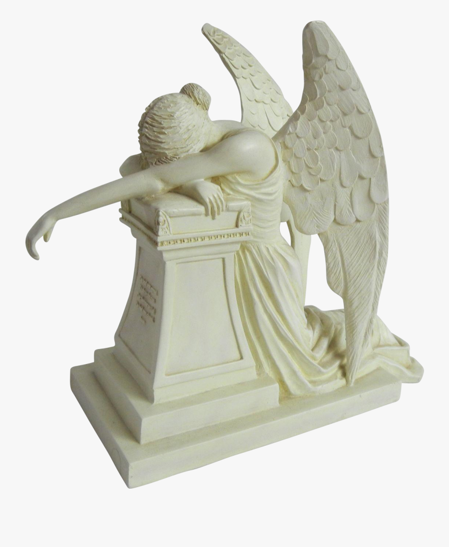 Clip Art Png For Free - Sad Angel Statue Png, Transparent Clipart