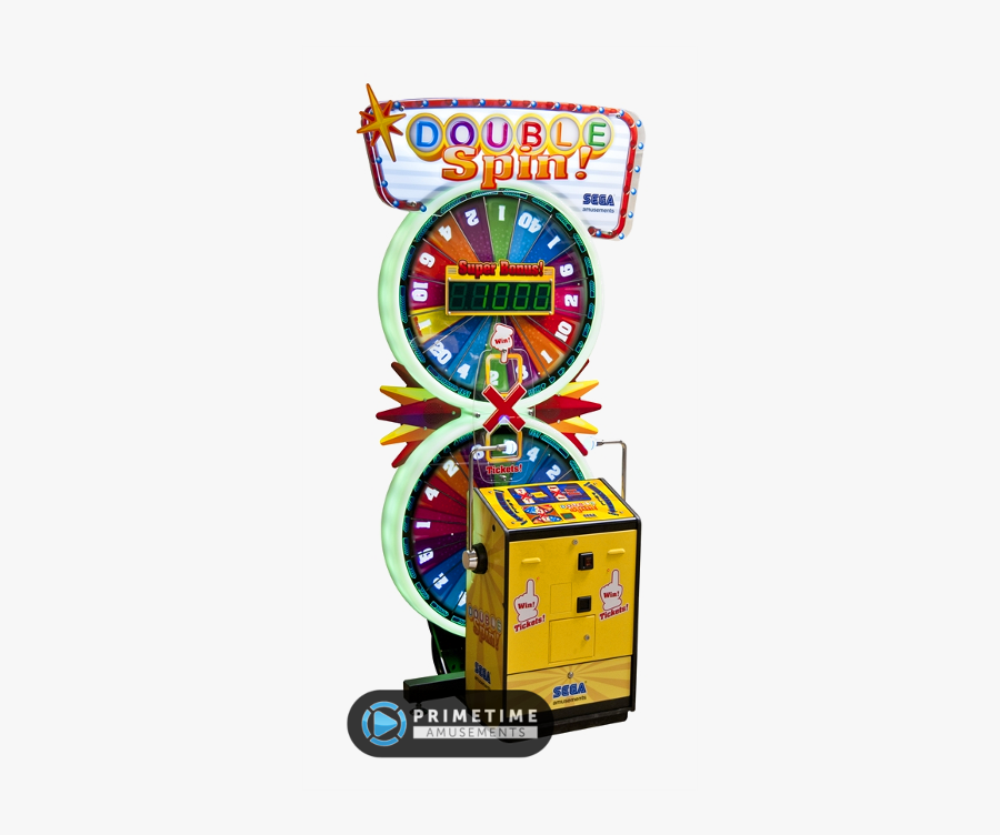 Double Spin Redemption Game By Sega - Sonic Arcade Machine Spinner, Transparent Clipart