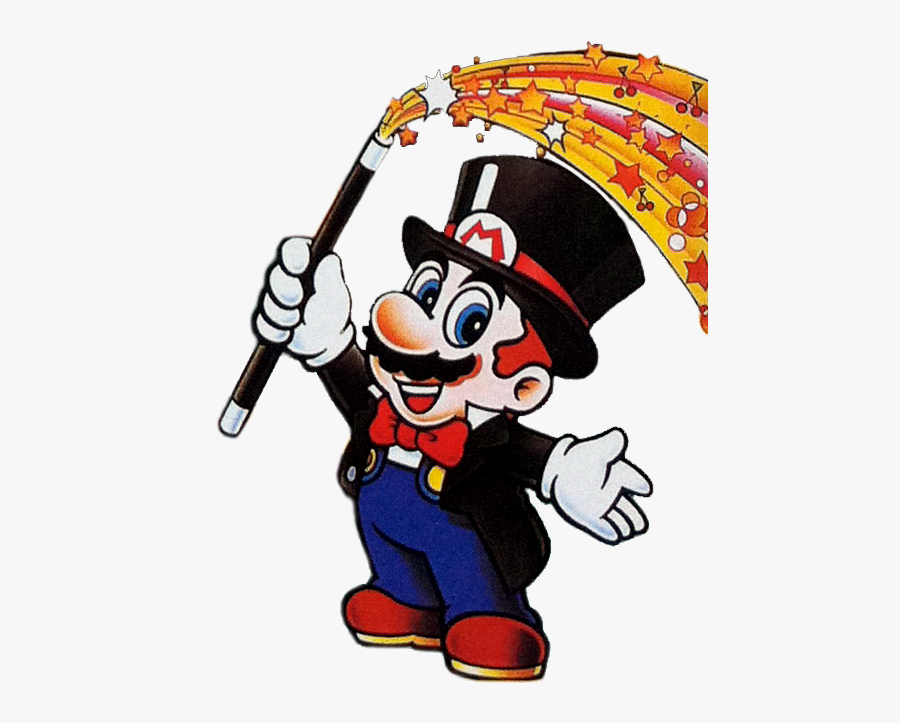 Varázsló Mario - Super Mario All Stars Art, Transparent Clipart