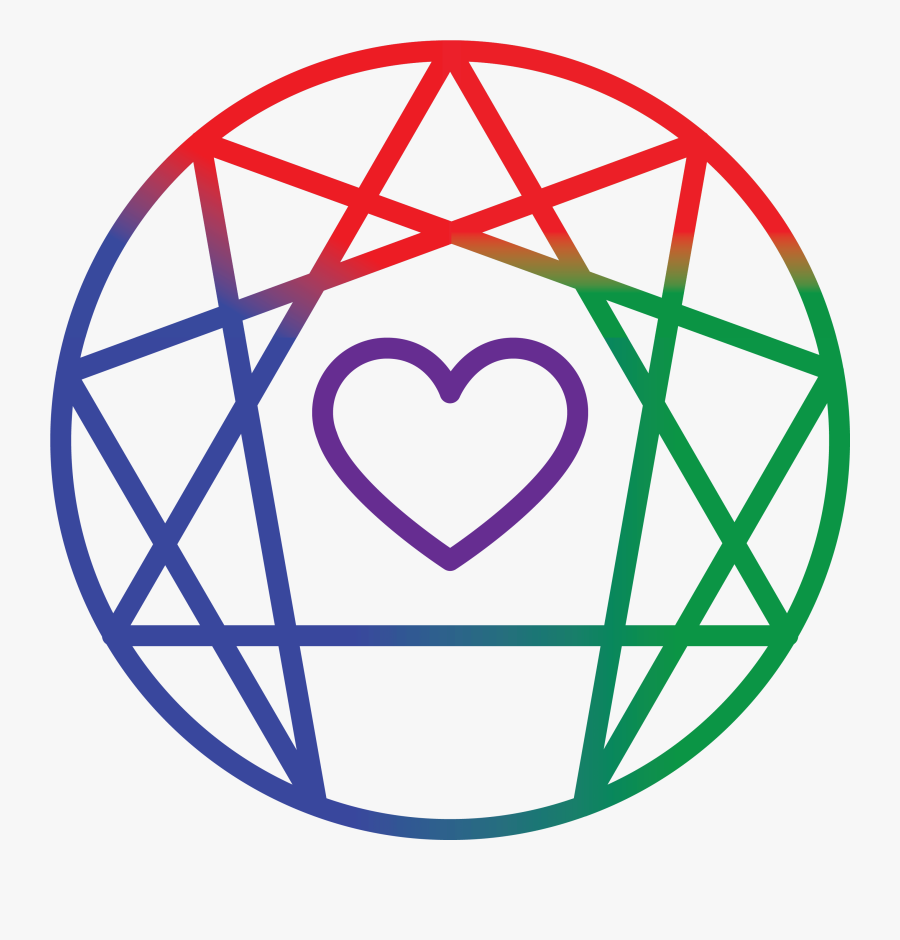 Enneawake - Enneagram Shape, Transparent Clipart