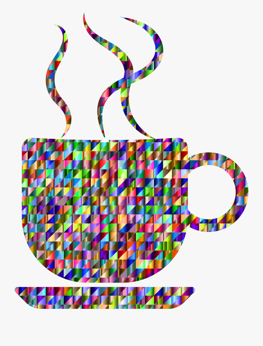 Chromatic Triangular Coffee Cup Clip Arts - Portable Network Graphics, Transparent Clipart