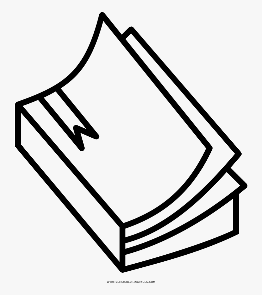 Diary Coloring Page - Book, Transparent Clipart