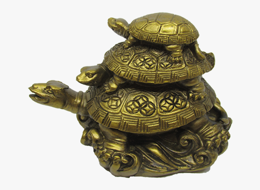 Clip Art Feng Shui Turtle - Statue, Transparent Clipart