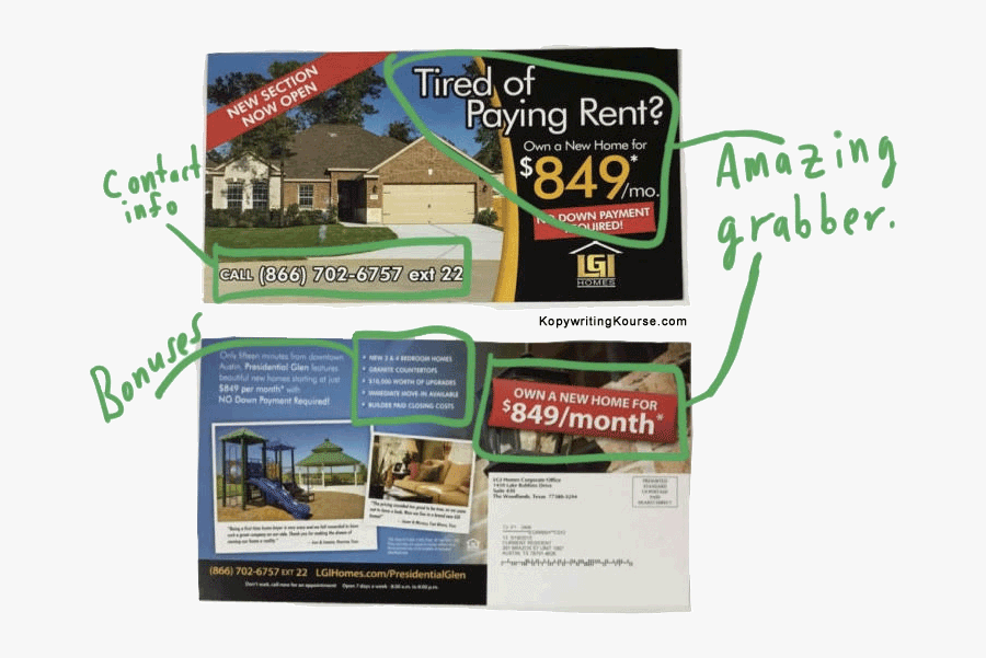 Clip Art House For Sale Flyer - Flyer, Transparent Clipart