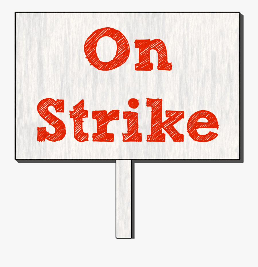 On Strike Sign - Tomorrow Strike, Transparent Clipart