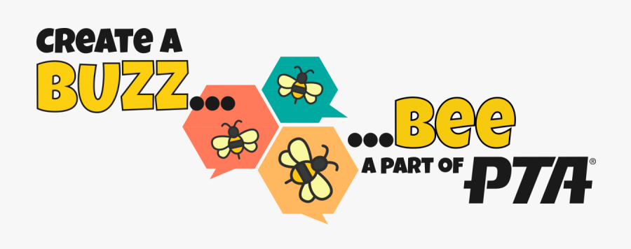 Bee A Part Of Pta, Transparent Clipart