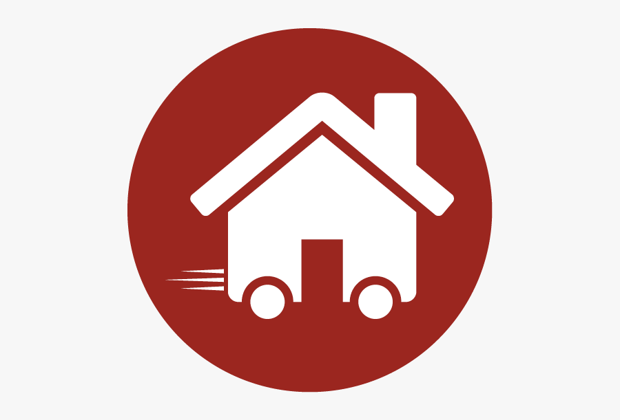 House On Wheels Logo, Transparent Clipart