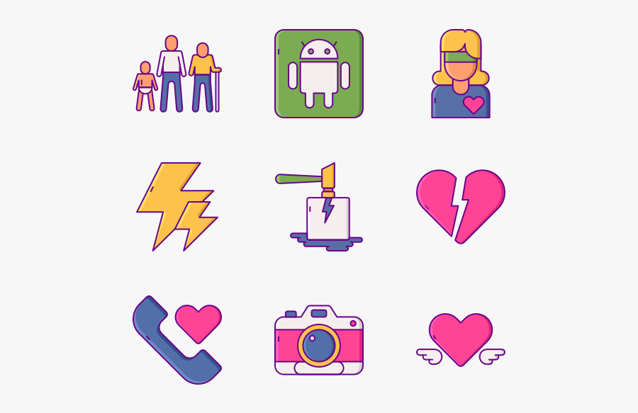 Dating App - Cute Feedback Icon, Transparent Clipart
