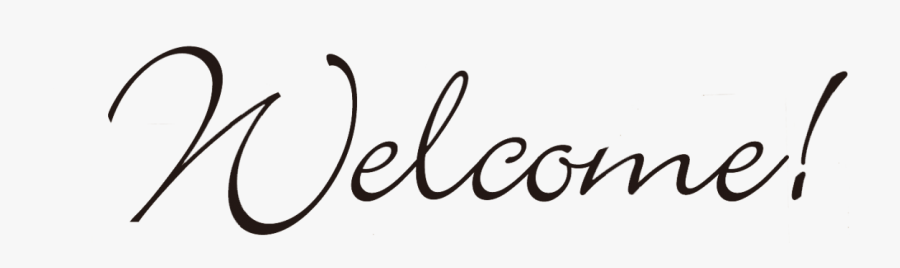 Welcome Black And White Png, Transparent Clipart