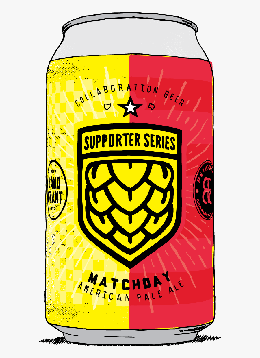Matchday Pale Ale - Collaboration Beer Design, Transparent Clipart