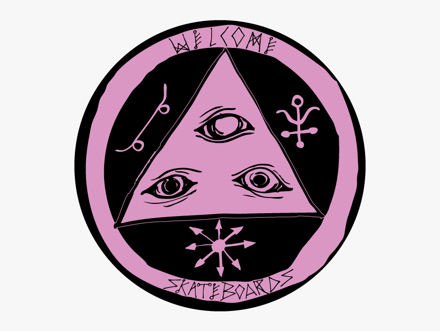 Welcome - Welcome Skateboards Logo, Transparent Clipart