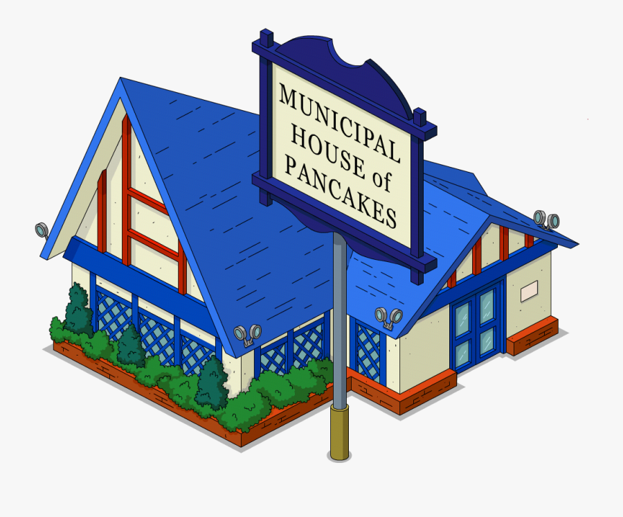 Dinner Made Out Of Train Cars Fasade Png - The Simpsons, Transparent Clipart