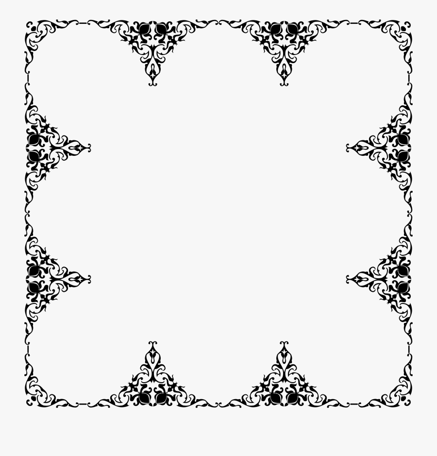 Decorative Ornamental Frame Reinvigorated - Clip Art, Transparent Clipart