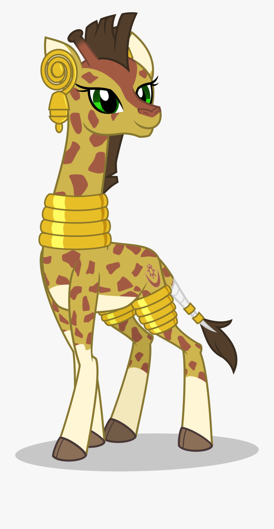 Earring Transparent Clip Art - Mlp Giraffe, Transparent Clipart