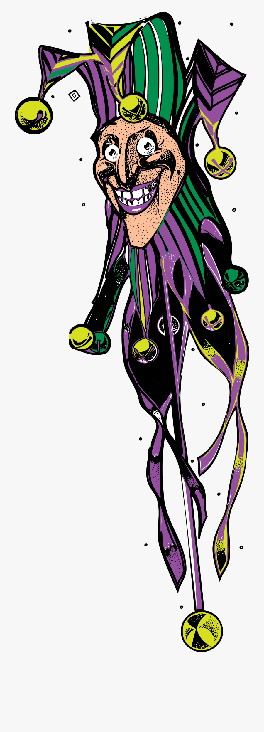 Mardi Gras Jester Sceptre Hq Image Free Png Clipart - Cartoon, Transparent Clipart