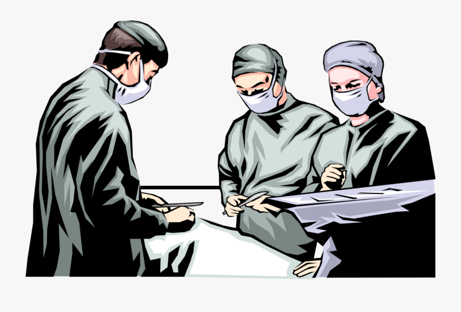 Vector Illustration Of Health Care Professional Doctor - Clip Art Of Operating Room, Transparent Clipart