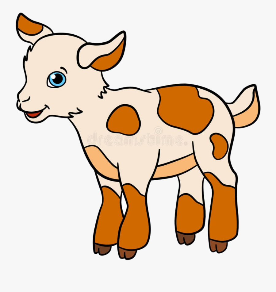 Goat Free Clipart Transparent Png - Cartoon Farm Animals, Transparent Clipart