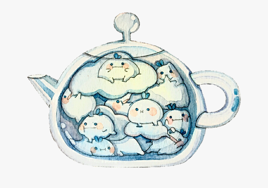 #tea #teakettle #kettle #cute #sticker #pastel #art - Yoyothericecorpse Tea, Transparent Clipart