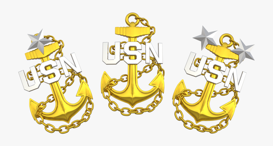 Transparent Anchor Png Transparent - Navy Chief Fouled Anchors, Transparent Clipart