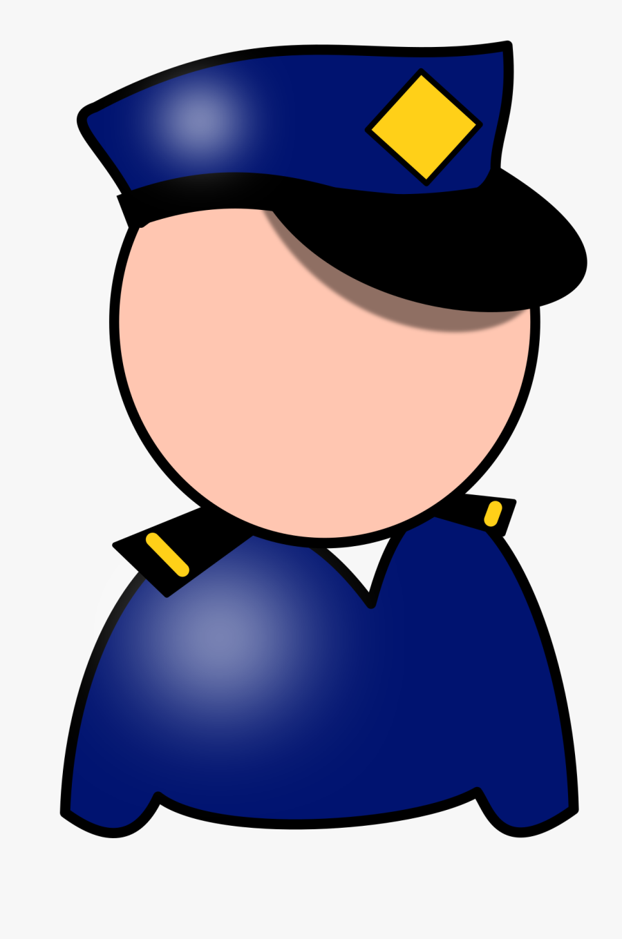 Big Image Png - Policeman Clipart Without Face, Transparent Clipart