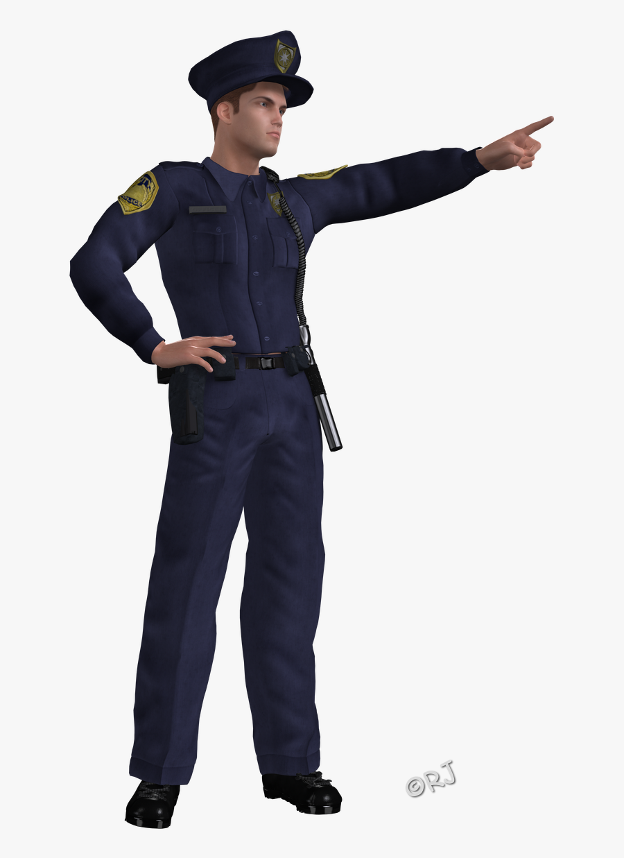 Police Officer Official Military Uniform Army Officer - Police Officer No Background, Transparent Clipart