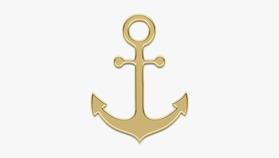 Anchor Black And White Icon, Transparent Clipart