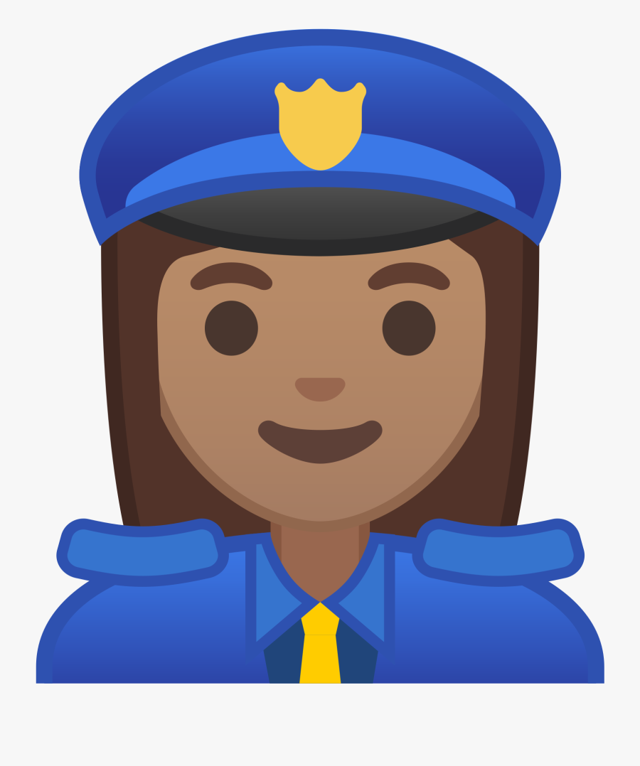Transparent Traffic Police Clipart - Emoji Whatsapp Police Man, Transparent Clipart