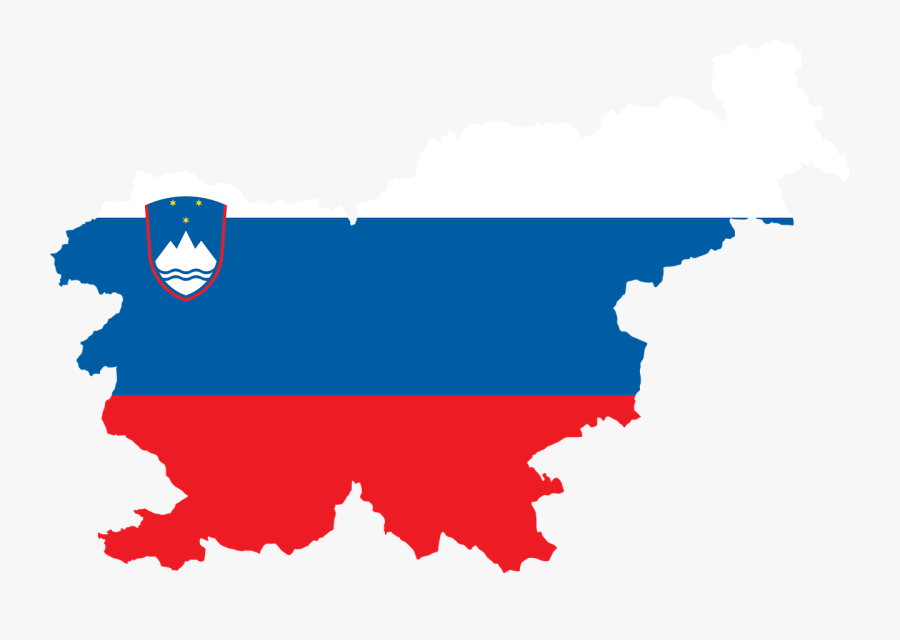 Slovenia, Country, Europe, Flag, Borders, Map, Nation - Slovenia Map And Flag, Transparent Clipart