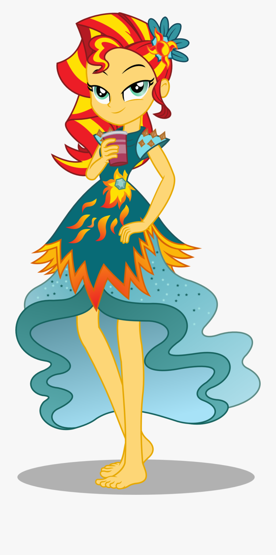 By Request For I - My Little Pony Equestria Girls Legend Of Everfree Sunset, Transparent Clipart