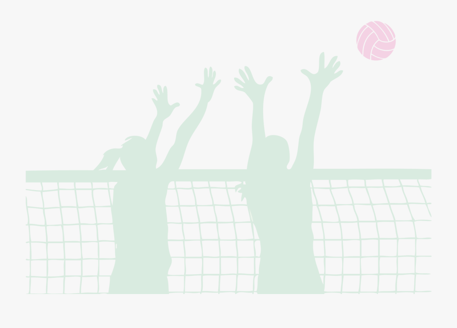 Badminton Clipart Volleyball Game - Water Volleyball, Transparent Clipart