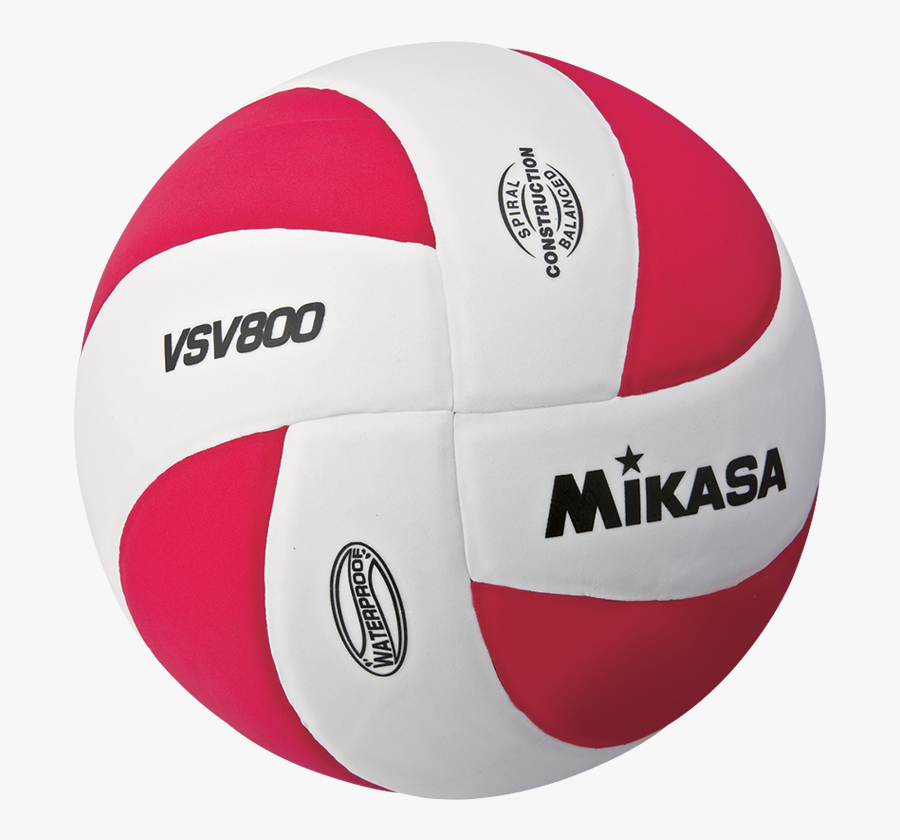 Wilson Volleyball Png - Volleyball Ball Red And White, Transparent Clipart