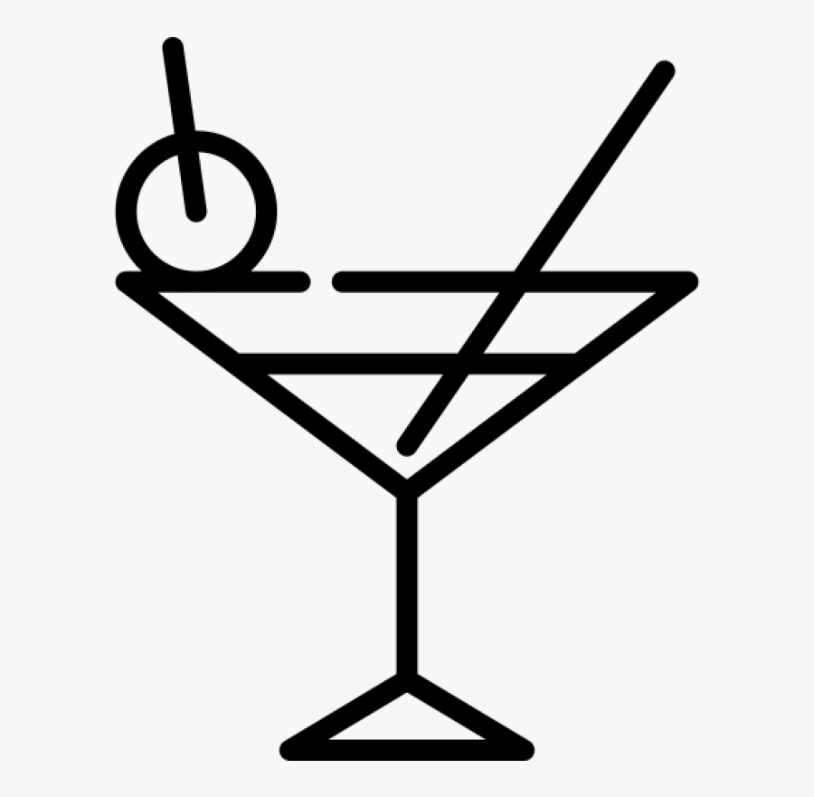 006-drink - Cocktail Pictogram, Transparent Clipart