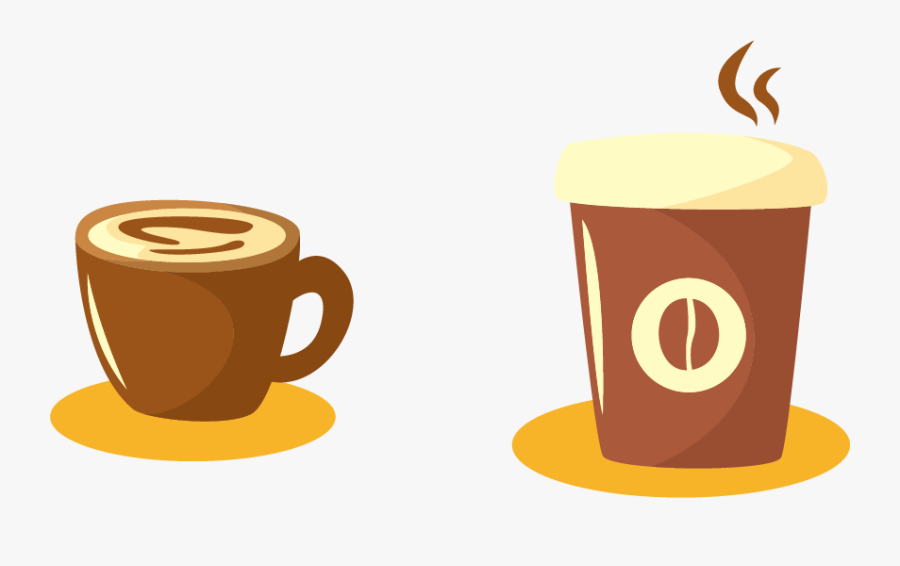 Coffee Cup Espresso Drink Mug - Coffee Cup Espresso Png Vector, Transparent Clipart