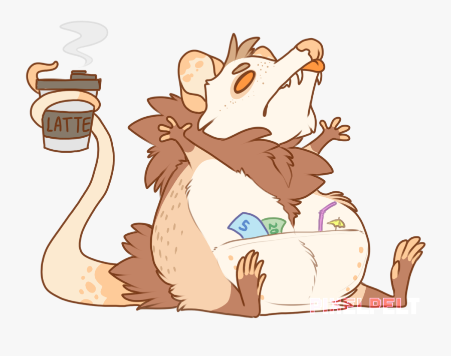 Latte - Exe - Cartoon, Transparent Clipart