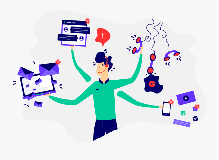 Do You Actually Have No Idea Which Questions Were Answered - Cartoon, Transparent Clipart